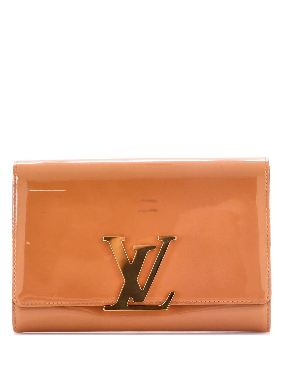 Louis Vuitton Louise Clutch Patent Mm #257144L76B